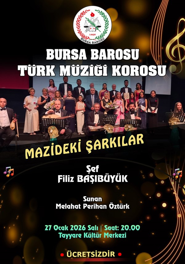BURSA BAROSU TÜRK MÜZİĞİ KOROSU KONSERİ 